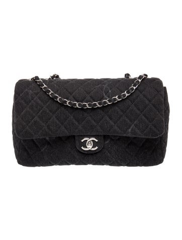 Jumbo Classic CC Denim Flap Bag