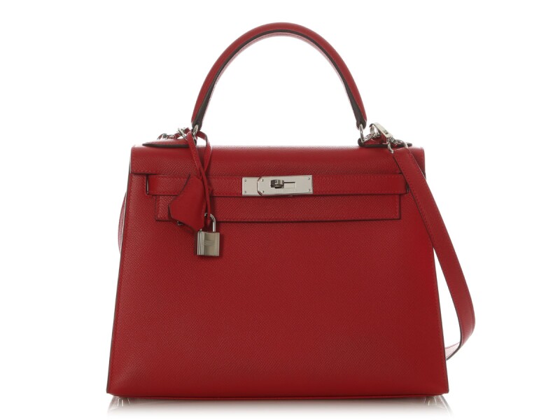 Rouge Casaque Epsom Sellier Kelly 28 Palladium Hardware, 2020