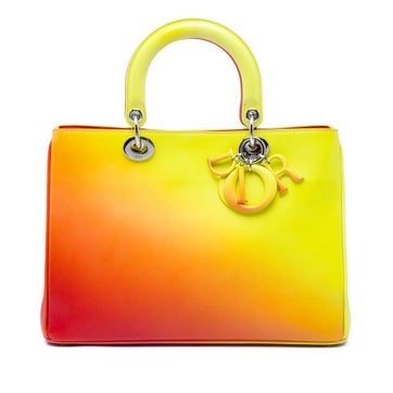 Dior Medium Gradient Calfskin Diorissimo Satchel