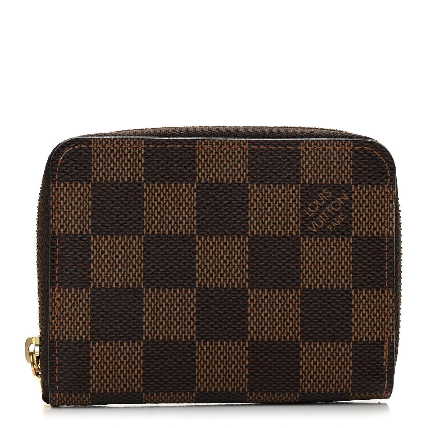Louis Vuitton Damier Ebene Zippy Coin Purse Rose Ballerine