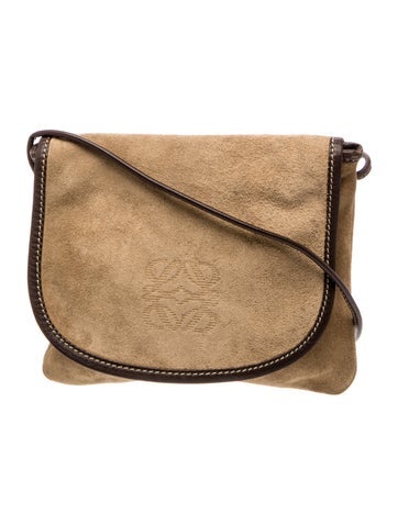 Suede Crossbody Bag Vintage