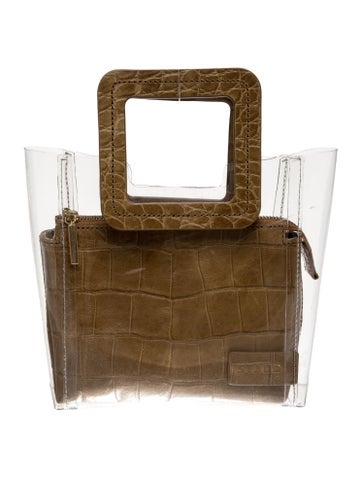 Staud PVC Top Handle Bag