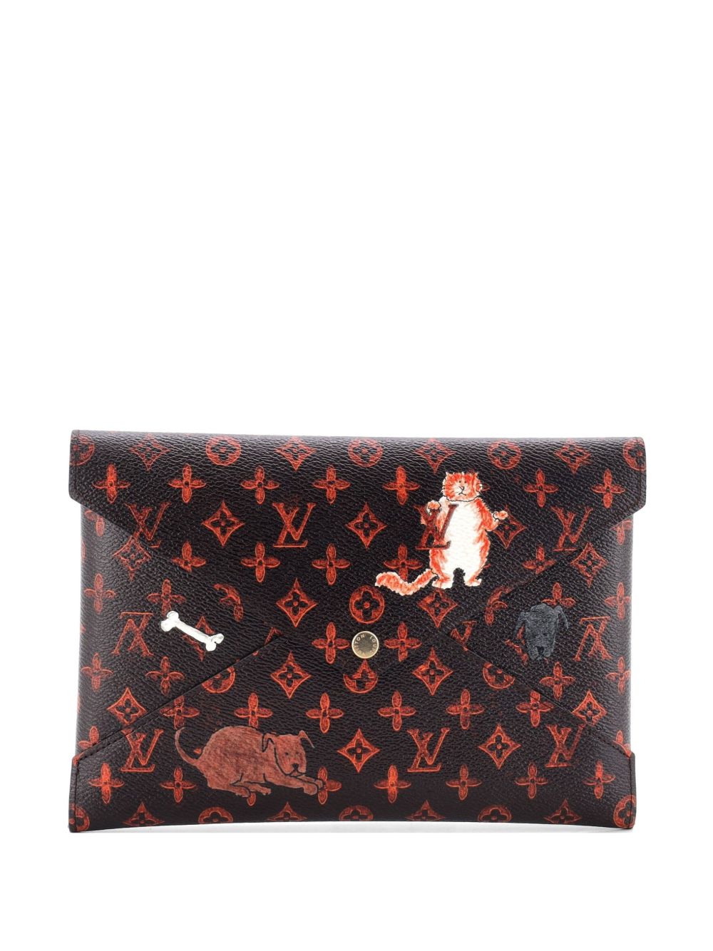 Louis Vuitton Kirigami Pochette Set Limited Edition Grace Coddington Catogram Canvas clutch bag
