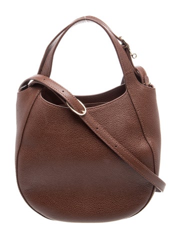 Leather Top Handle Bag