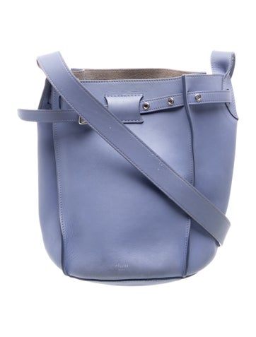 Celine Leather Big Bucket w/Strap
