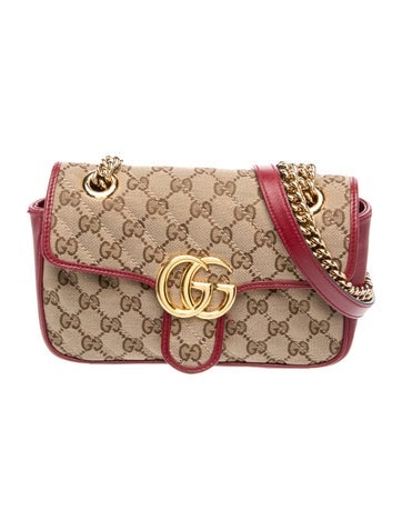 GG Canvas Marmont Mini