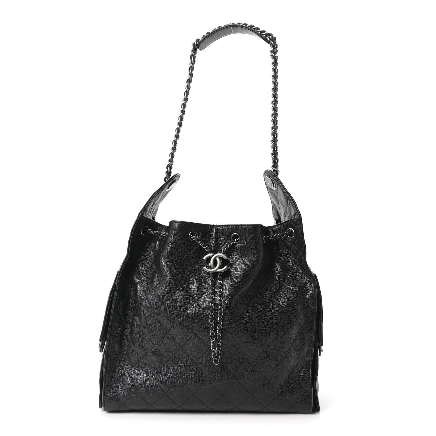 Chanel Caviar Quilted Medium Chanel 25 Handbag Black