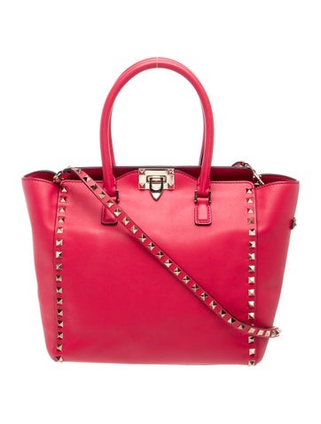 Valentino Rockstud Top Handle Bag