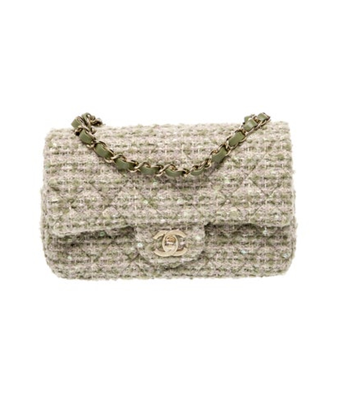 Chanel Classic Tweed Rectangular Mini Flap Bag