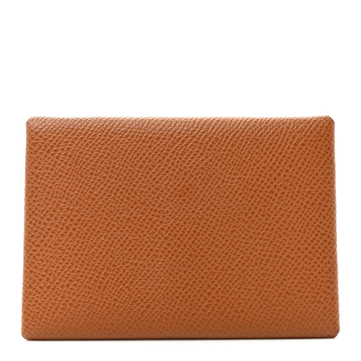 Hermes Epsom Calvi Duo Card Case Gold