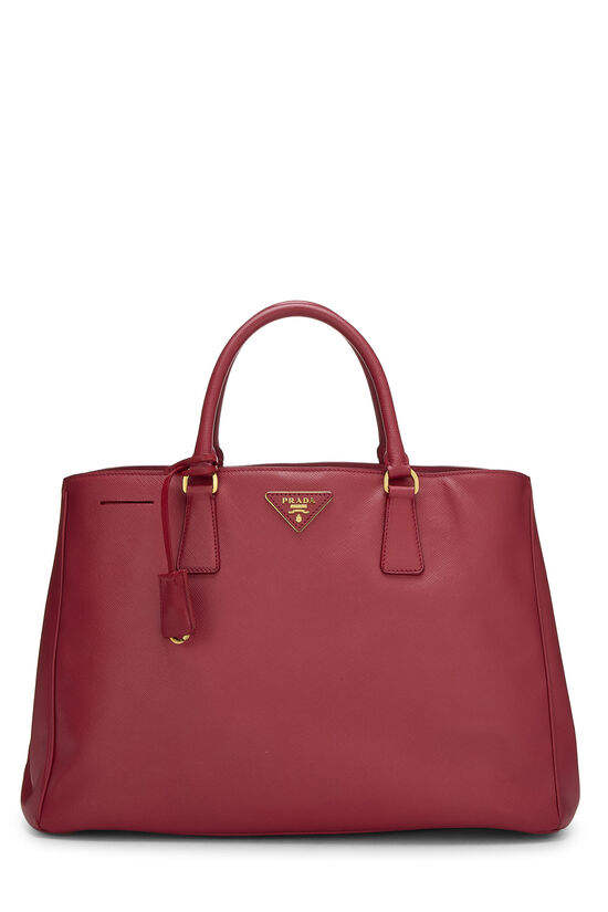 Prada Red Saffiano Tote Large