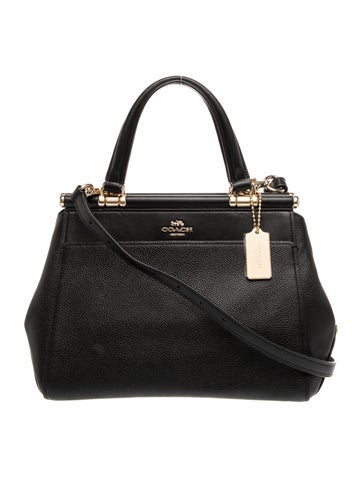 Leather Top Handle Bag