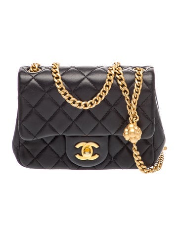 Mini Square Sweet Camellia Flap Bag