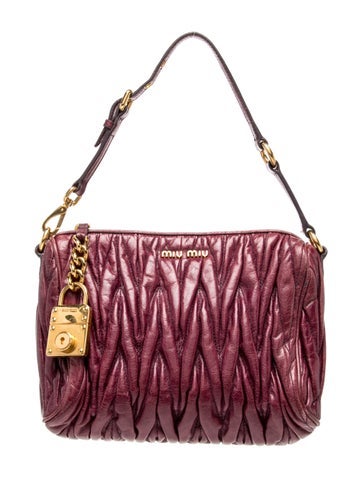 Miu Miu Leather Shoulder Bag
