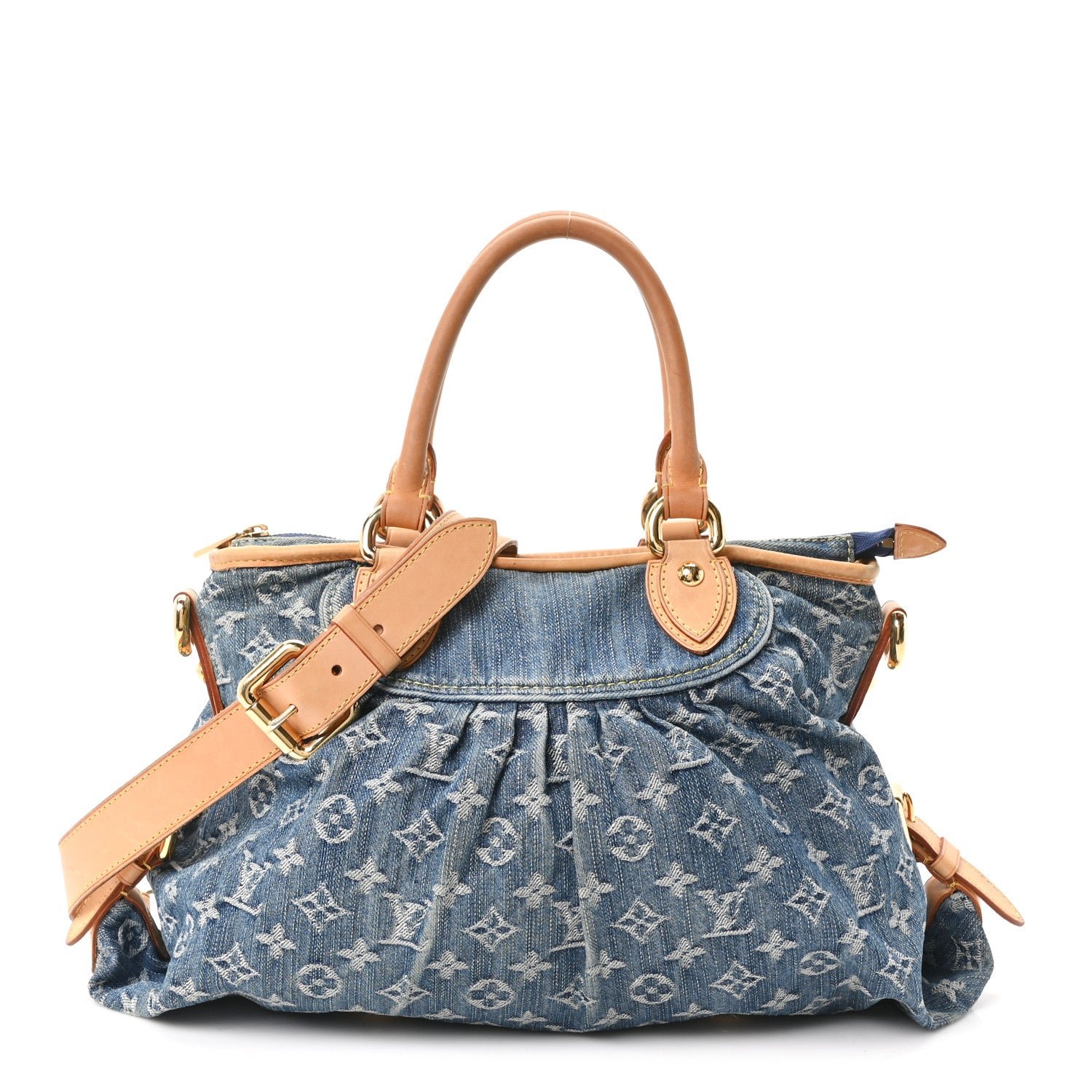 Louis Vuitton Denim Neo Cabby MM Blue