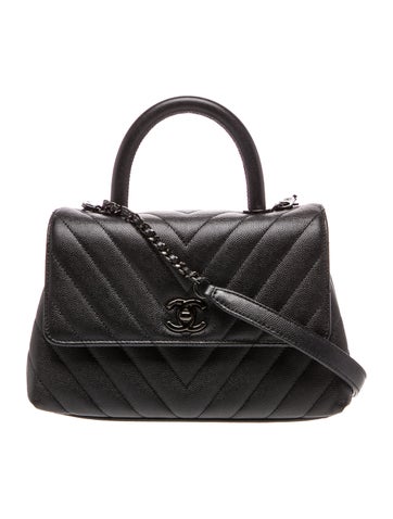 So Black Mini Coco Handle Bag