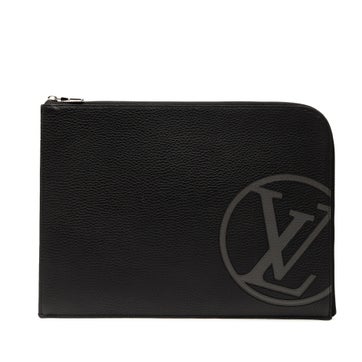 Calf Leather Taurillon Initials Circle Pochette Jour