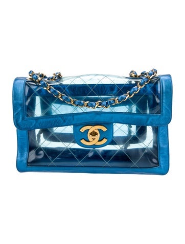 PVC Maxi Single Flap Bag