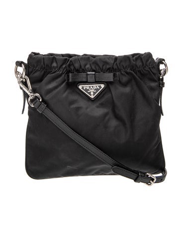 Saffiano Leather Messenger Bag Small