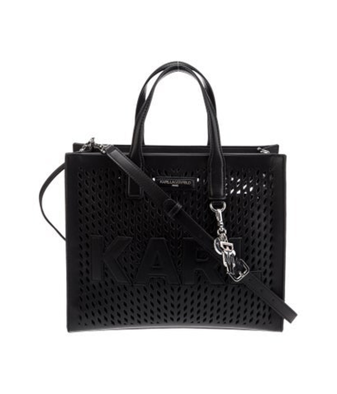 Karl Lagerfeld Lagerfeld Leather Top Handle Bag
