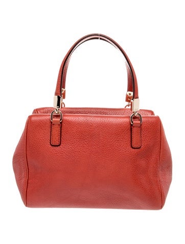 Leather Top Handle Bag
