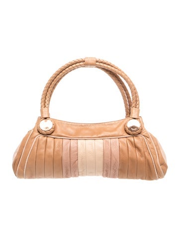 Fendi Leather Leather Borsa Radio Vintage