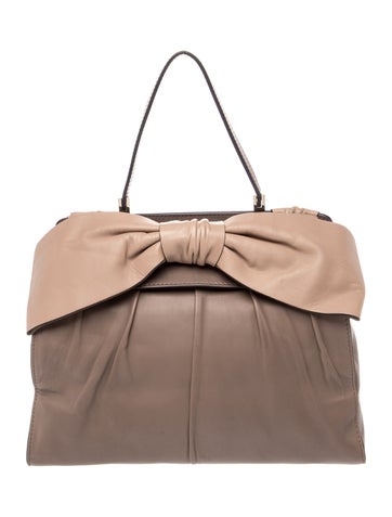 Leather Top Handle Bag
