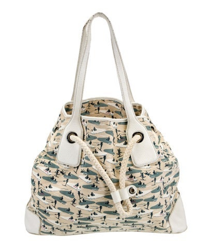 Tod's S Canvas Shoulder Bag