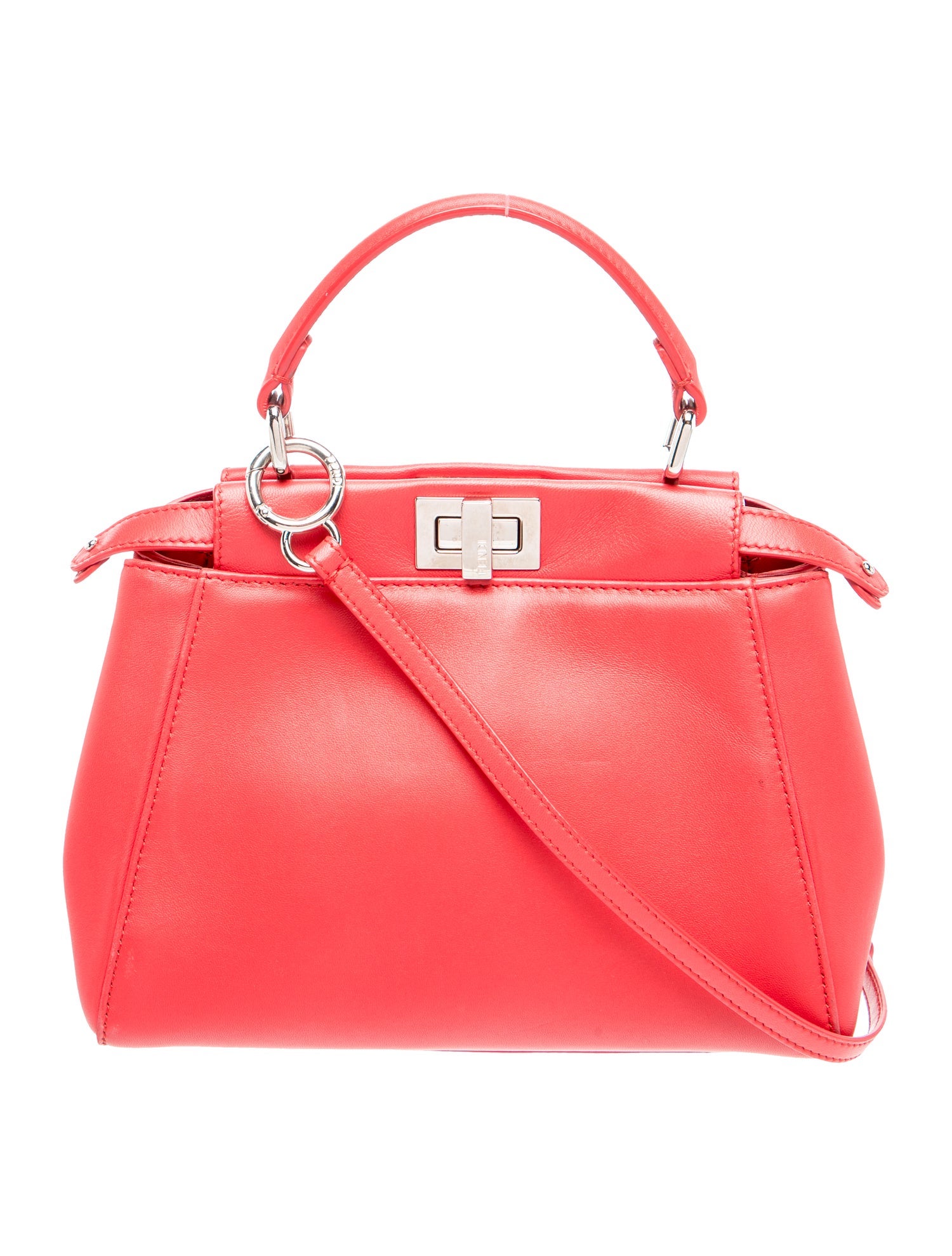 Fendi Leather Peekaboo Mini