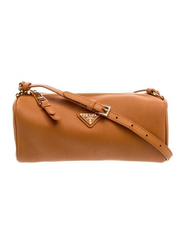 Enameled Metal Triangle Leather Mini Bag Mini