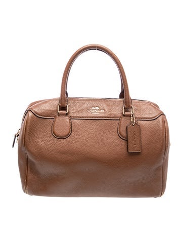 Coach Leather Top Handle Bag