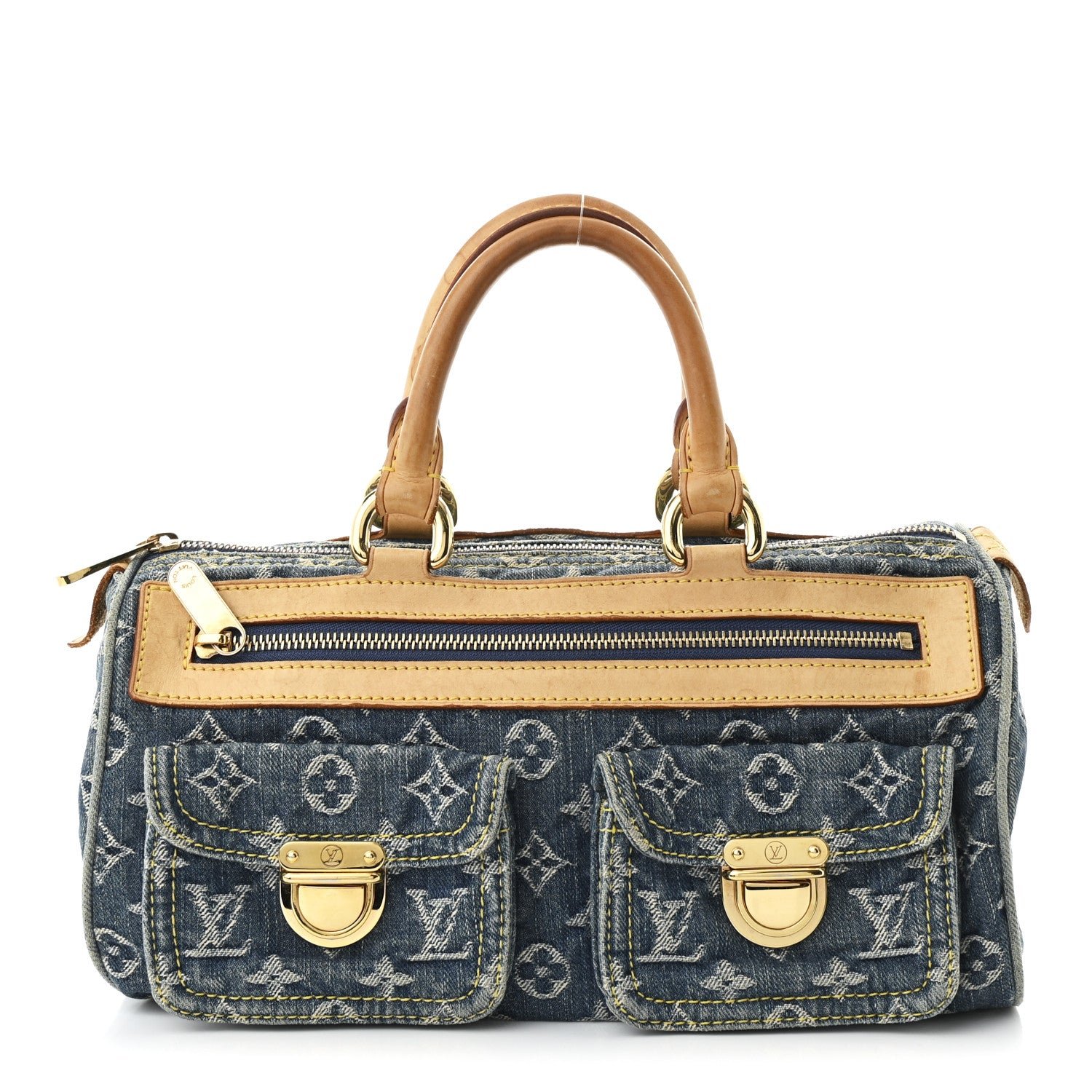 Louis Vuitton Monogram Denim Neo Speedy Blue