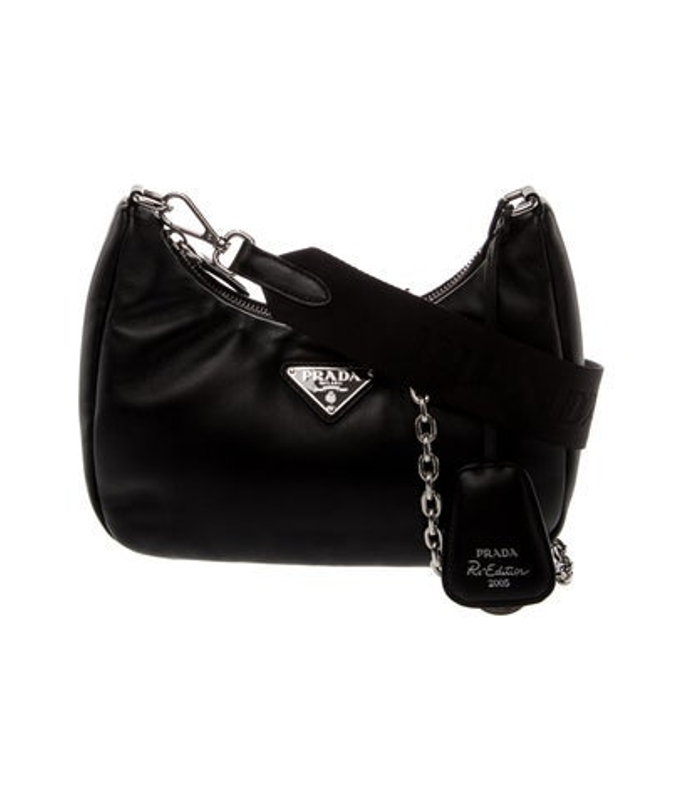 Prada Enameled Metal Triangle Re Edition 2005