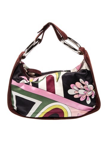 Emilio Pucci Suede Shoulder Bag