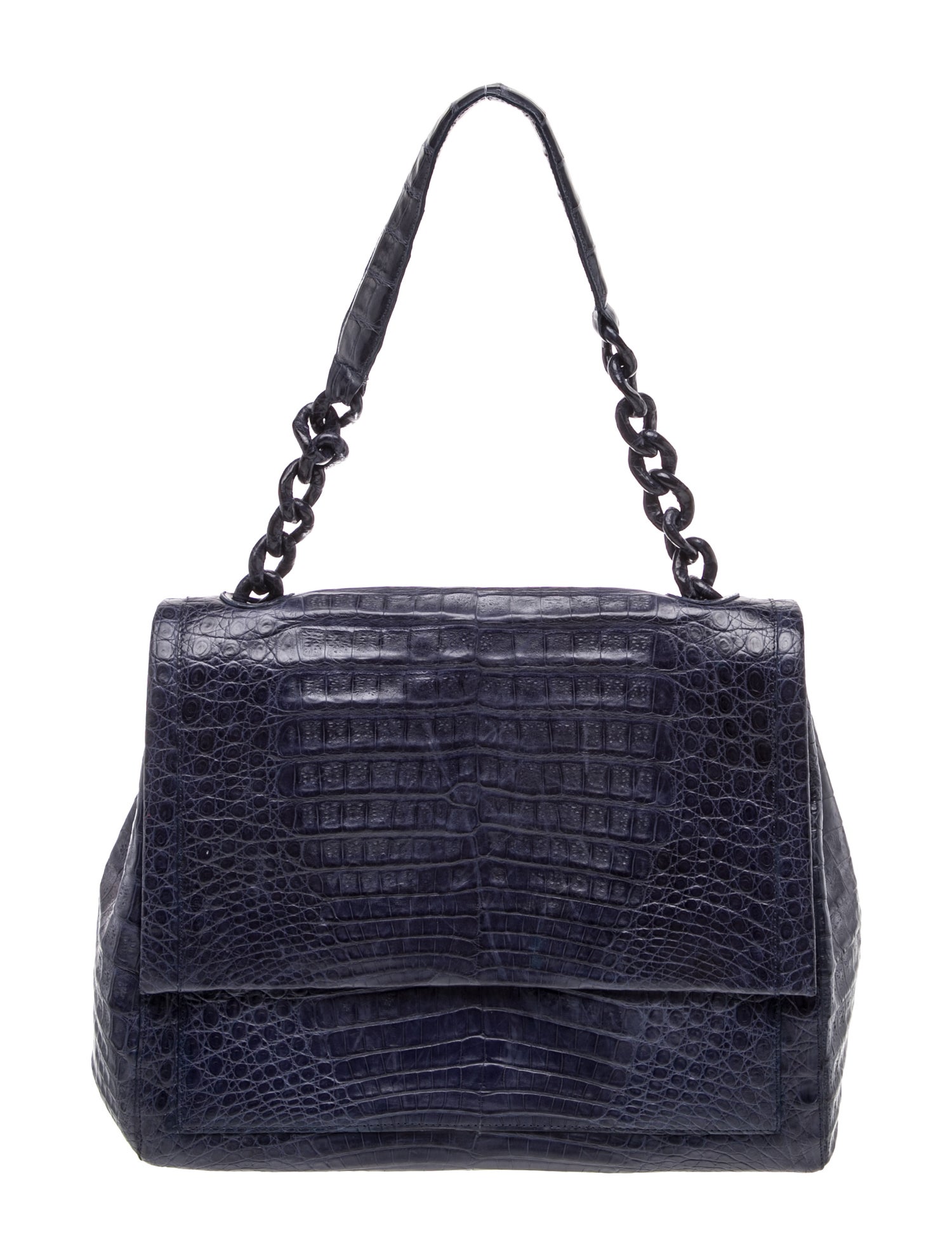 Crocodile Top Handle Bag