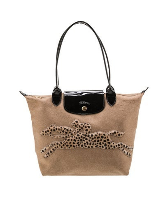 Longchamp Wool Shoulder Bag