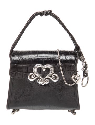 Leather Top Handle Bag