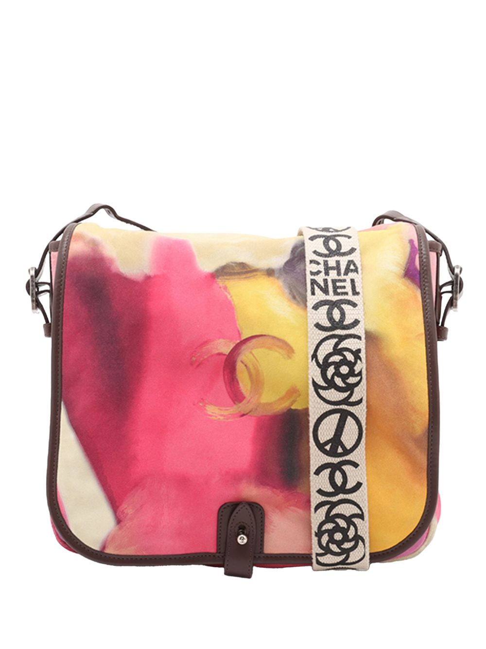 2014-2015 CC Suede Flower Power Messenger Bag shoulder bag
