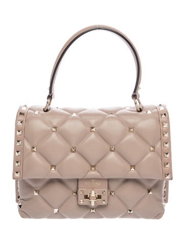 Rockstud Top Handle Bag