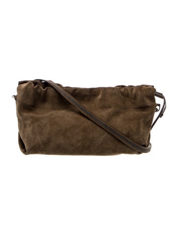 Suede Messenger Bag