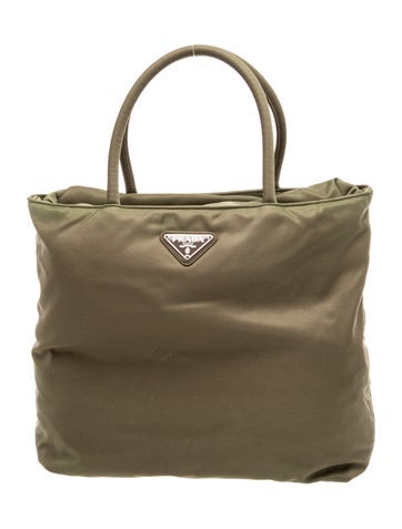 Tessuto Nylon Top Handle Bag