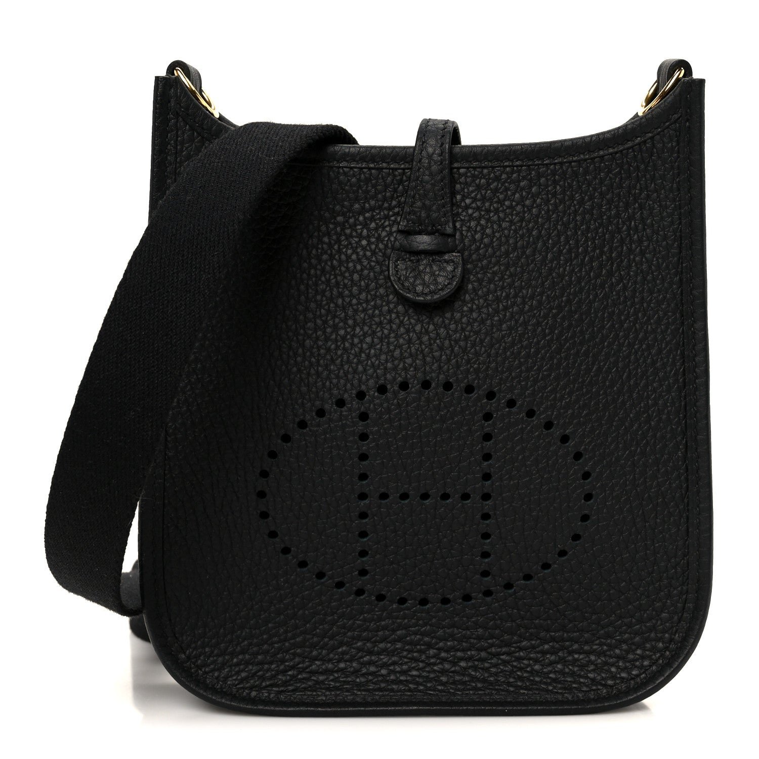Hermes Hermes Taurillon Clemence Evelyne TPM Black