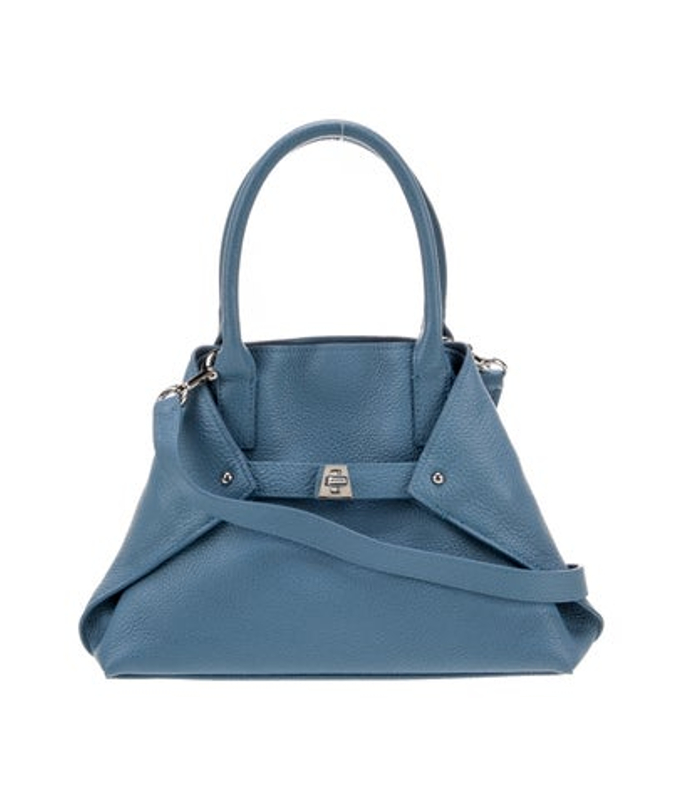 Akris Leather Top Handle Bag