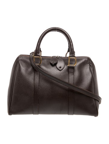 Leather Top Handle Bag Vintage