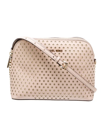 Michael Kors Saffiano Leather Chain Linked Shoulder Bag
