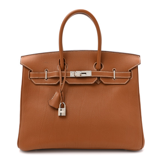 Hermes Togo Birkin 35 Gold