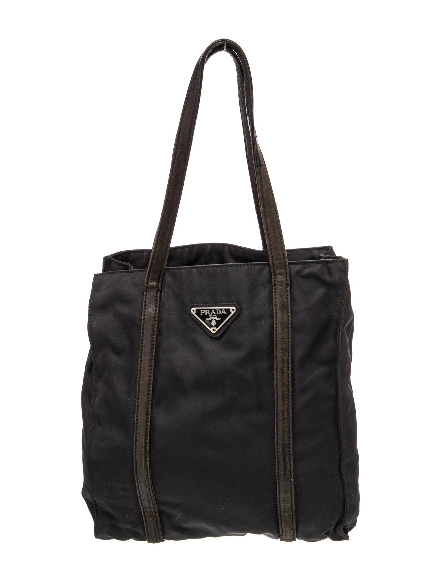 Enameled Metal Triangle Tote