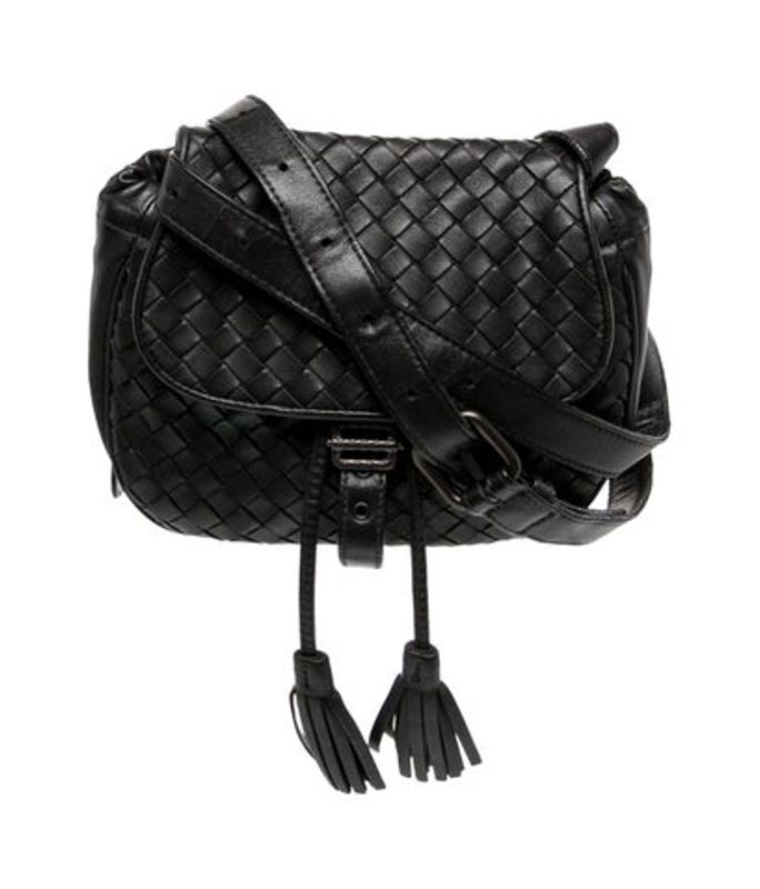 Bottega Veneta Veneta Intrecciato Messenger Bag Small