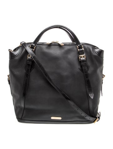 Burberry Leather Top Handle Bag
