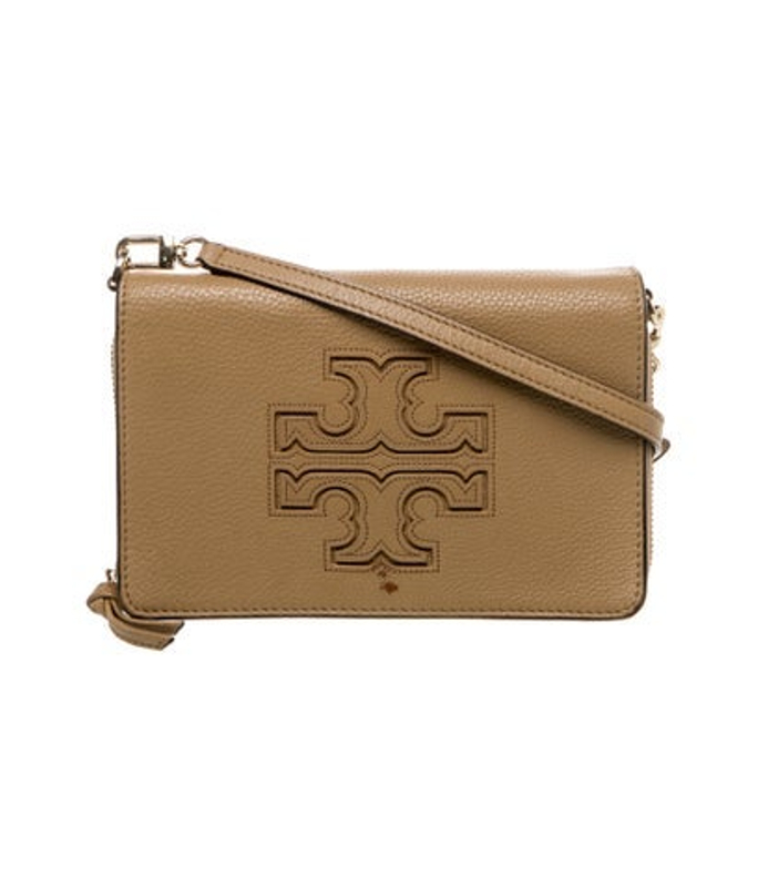 Tory Burch Burch Leather Crossbody Bag